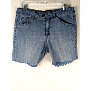 Gloria vanderbilt "the perfect fit" Sz12 Aged washW36" R10.75"H44"Ins6"Leg24"GUC